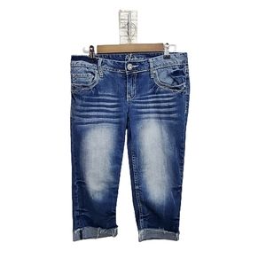 Amethyst Low Rise Capri Jeans